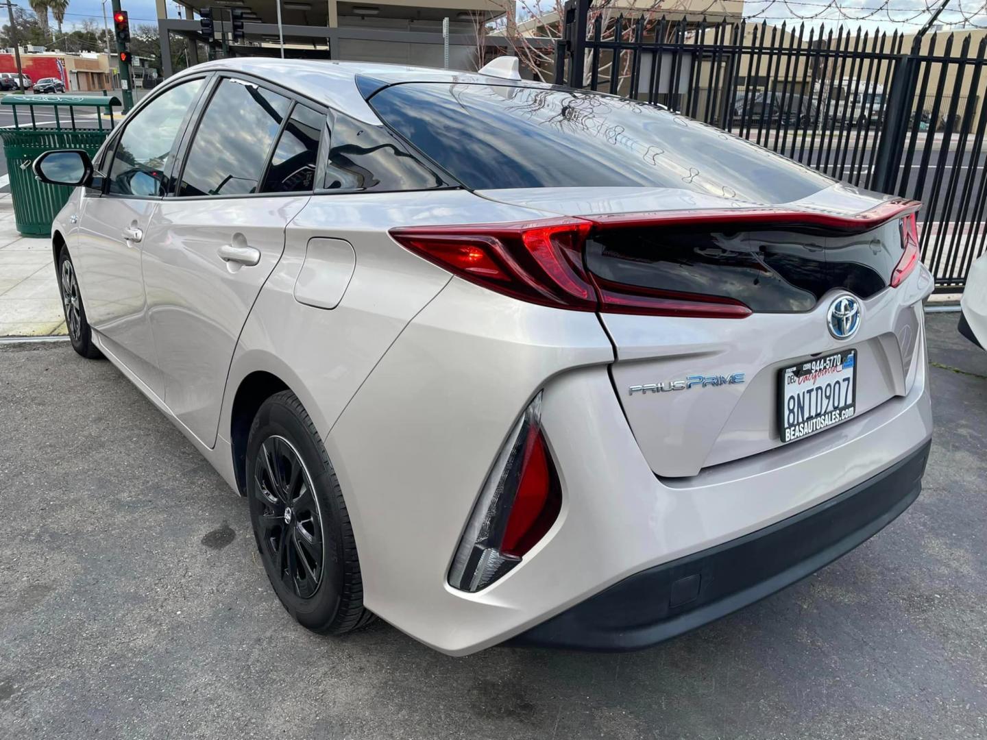 2020 SILVER /BLACK Toyota Prius Prime (JTDKARFP0L3) , located at 744 E Miner Ave, Stockton, CA, 95202, (209) 944-5770, 37.956863, -121.282082 - Photo#3